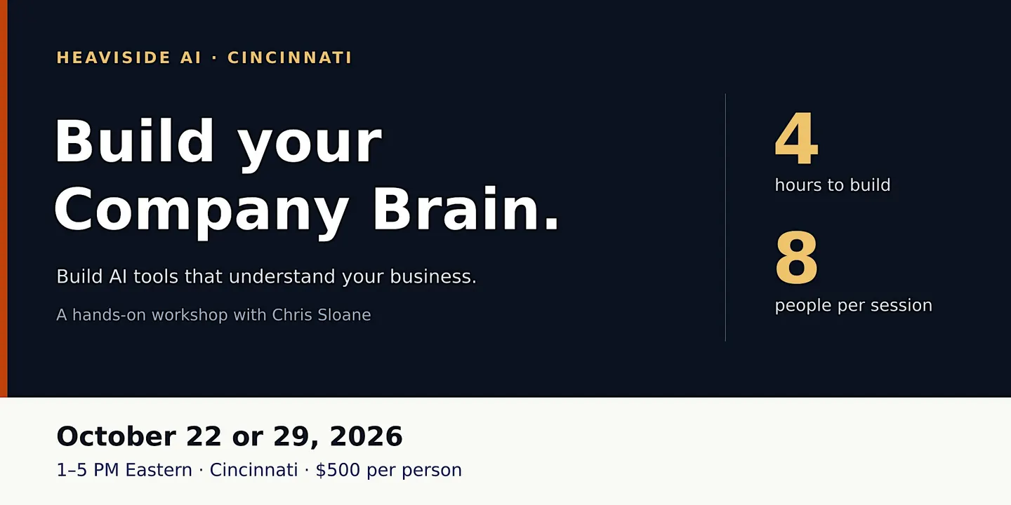 Build Your AI Assistant — Cincinnati AI Workshop