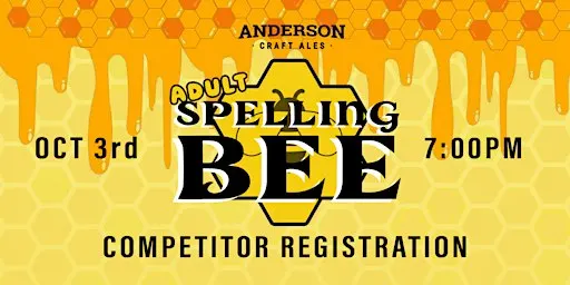 Adult Spelling Bee - Anderson Craft Ales