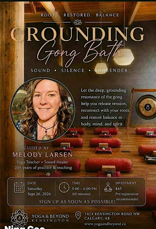 Grounding Gong Bath - Workshop at Yoga & Beyond