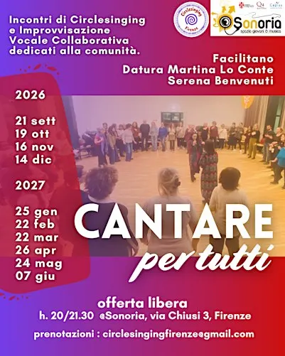 Cantare per Tutti a Firenze