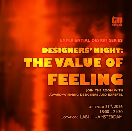 Experiential Design Series - Designers' Night: The Value of Feeling