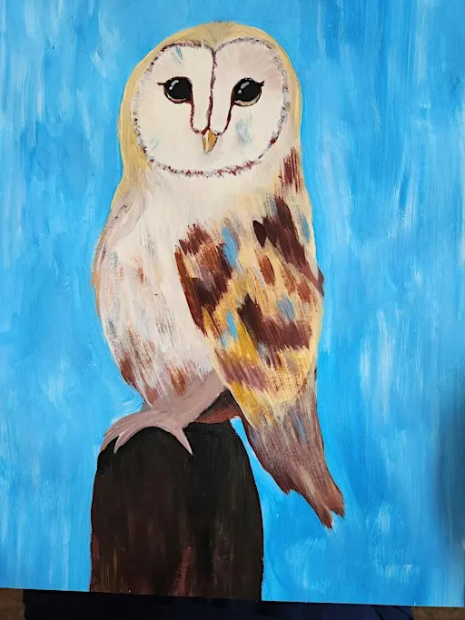 Paint & Fizz - Barn Owl