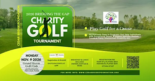 2nd Annual Bridging the Gap Golf Tournament | Cedar Bridge Foundation