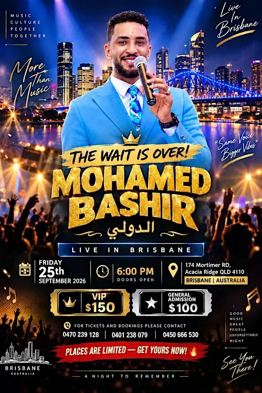 MOHAMED BASHIR CONCERT BRISBANE