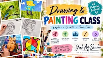Imagine. Create. Paint! | Kids Art Class DRAWING and PAINTING for Kids