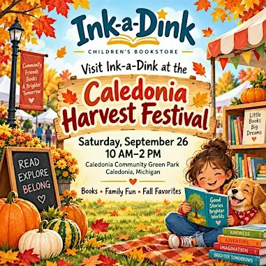 Celebrate fall with Ink-a-Dink Bookstore at the Caledonia Festival 2026