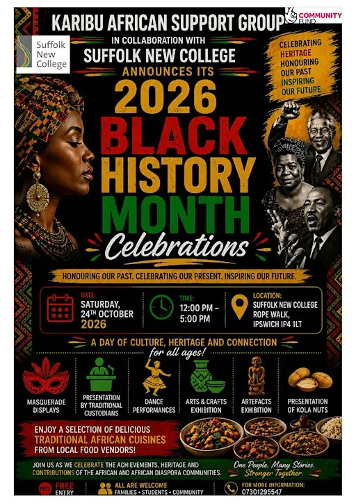 Karibu African Support Group Black History Month Celebration 2026