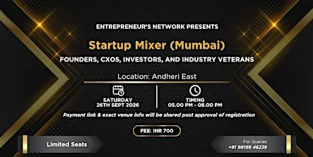 Startup Mixer (Mumbai)