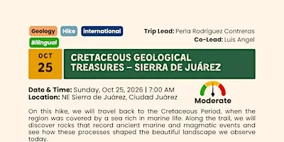 Cretaceous Geological Treasures — Sierra de Juárez
