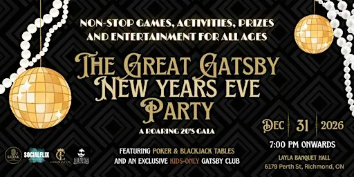 The Great Gatsby NYE Gala 2026