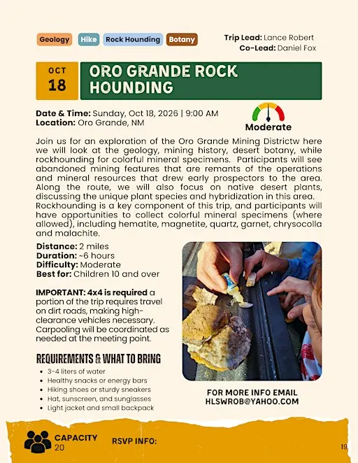 Oro Grande Rock Hounding