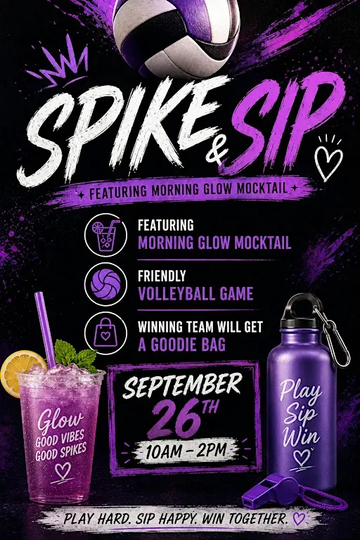 Spike & Sip Volleyball Event