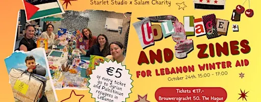 Collages and Zines for Lebanon Winter Aid - Starlet Studio x Salam Charity