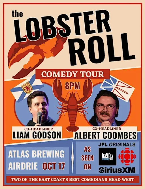 Lobster Roll Comedy Tour: Atlas Brewing Airdrie