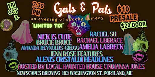 GALS & PALS: An Evening of Spooky Comedy