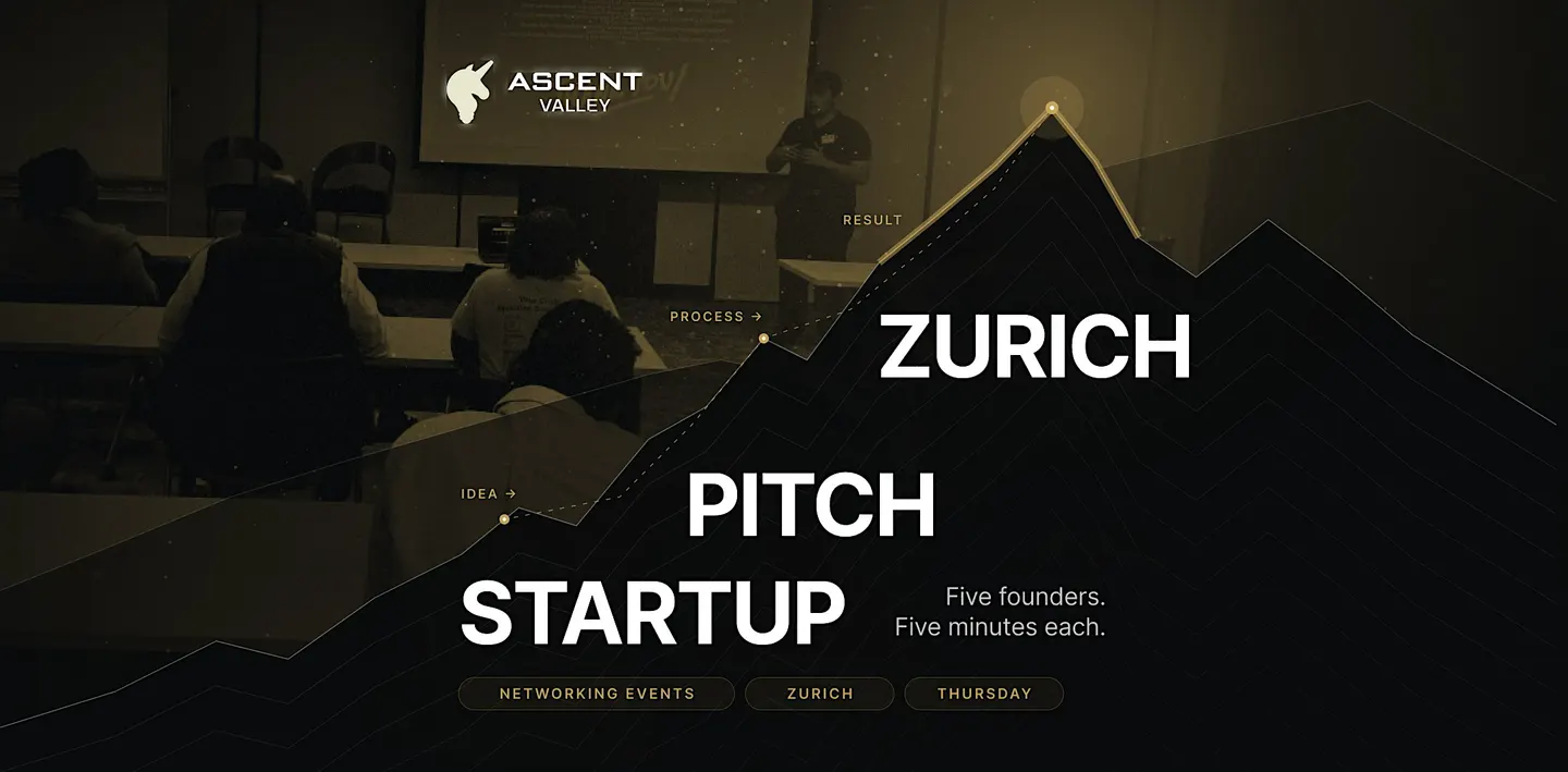 Startup Pitch Events Zurich: 5 Founders on Stage