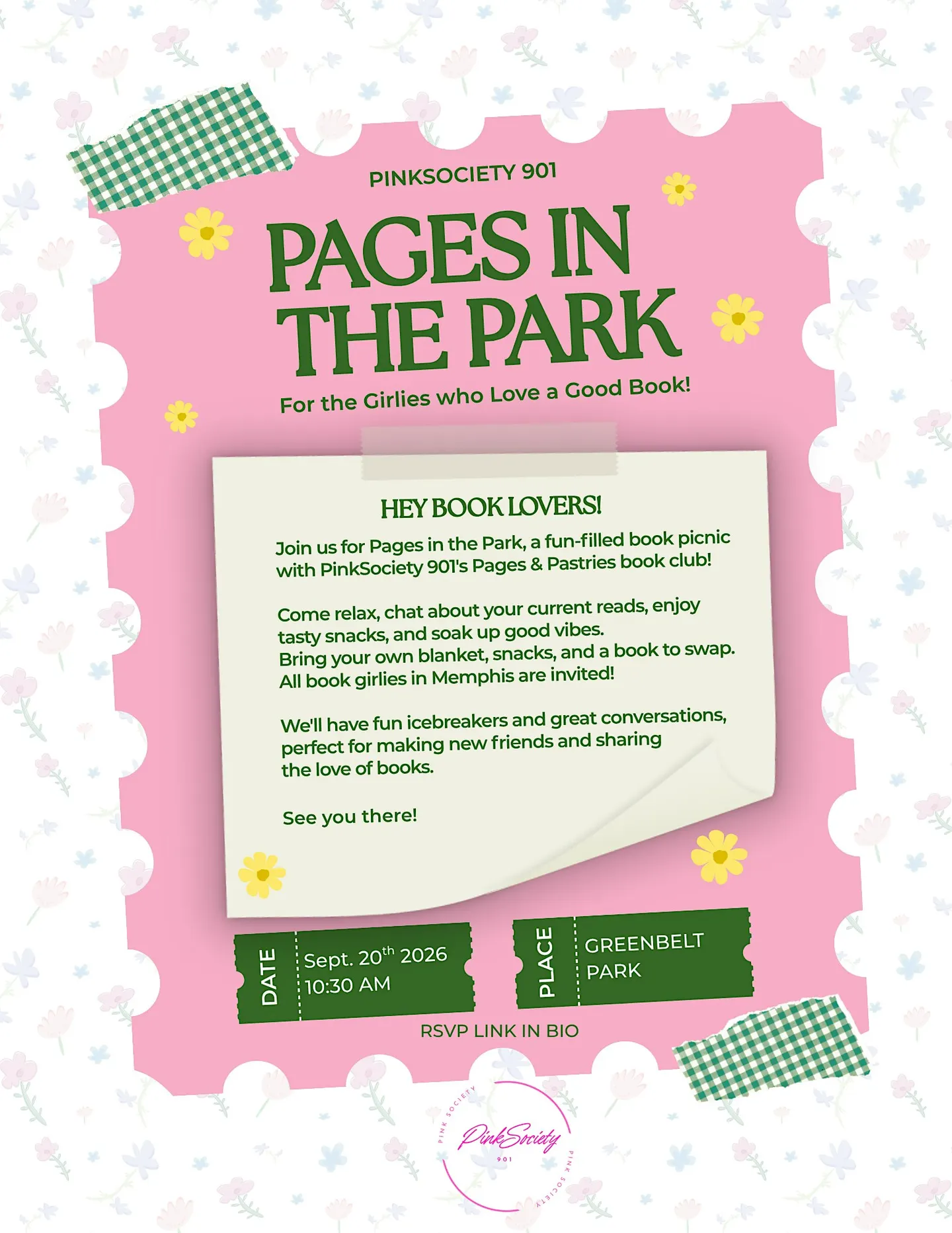 Pages in the Park