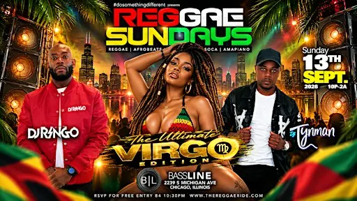 REGGAE SUNDAY: The #1 Caribbean Party In The City