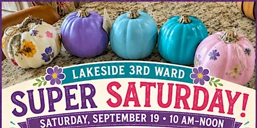 3rd Ward Relief Society Super Saturday