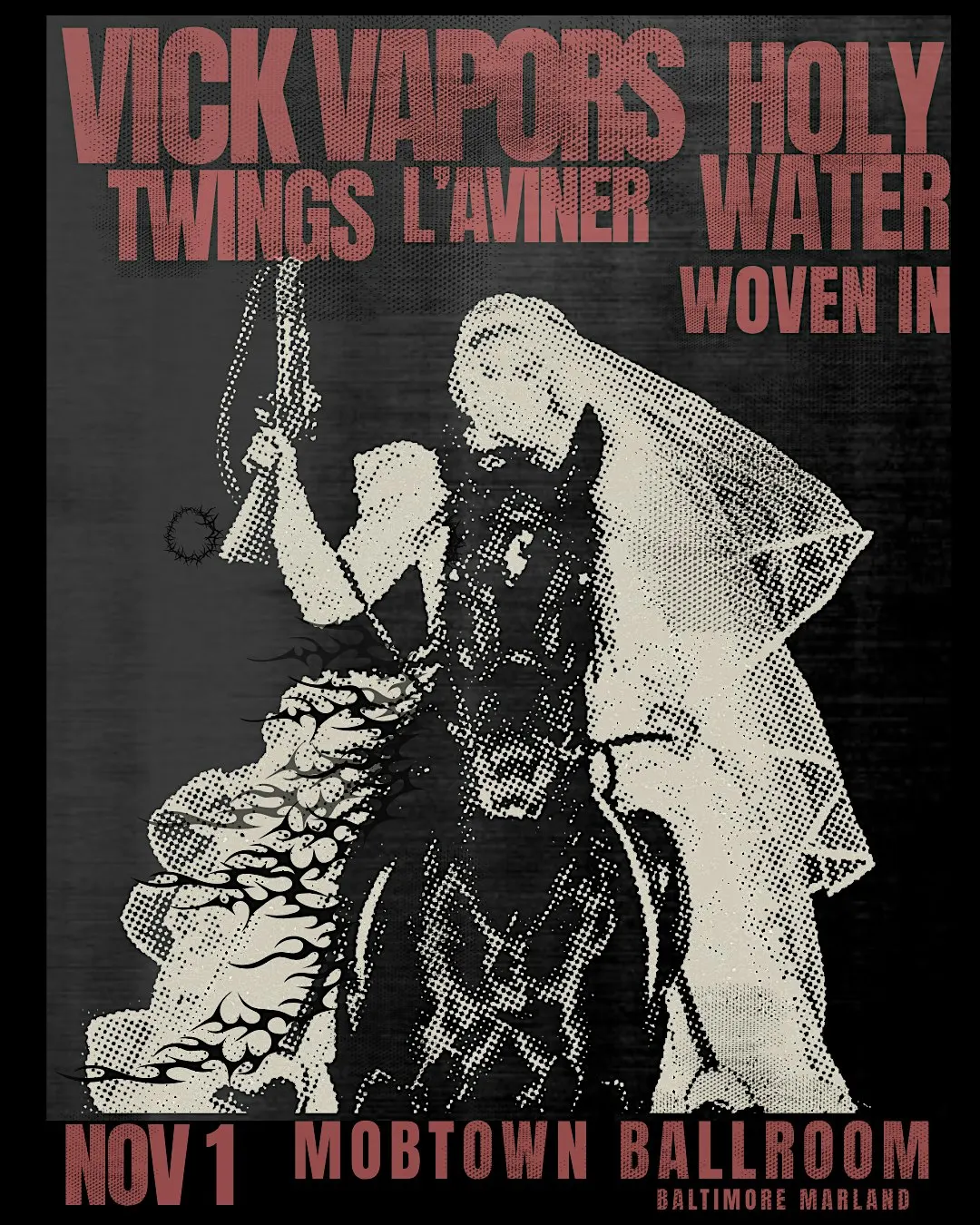 VICK VAPORS, HOLY WATER, L’AVINER, WOVEN IN