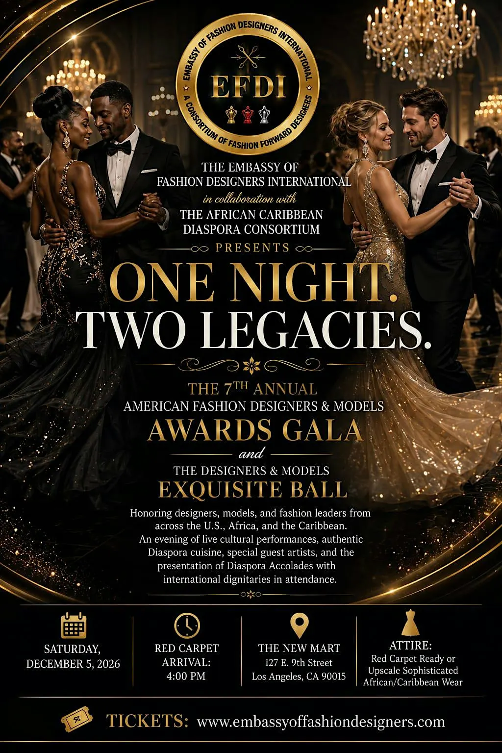 THE 7TH ANNUAL AMERICAN FASHION DESIGNERS AND MODELS AWARDS GALA