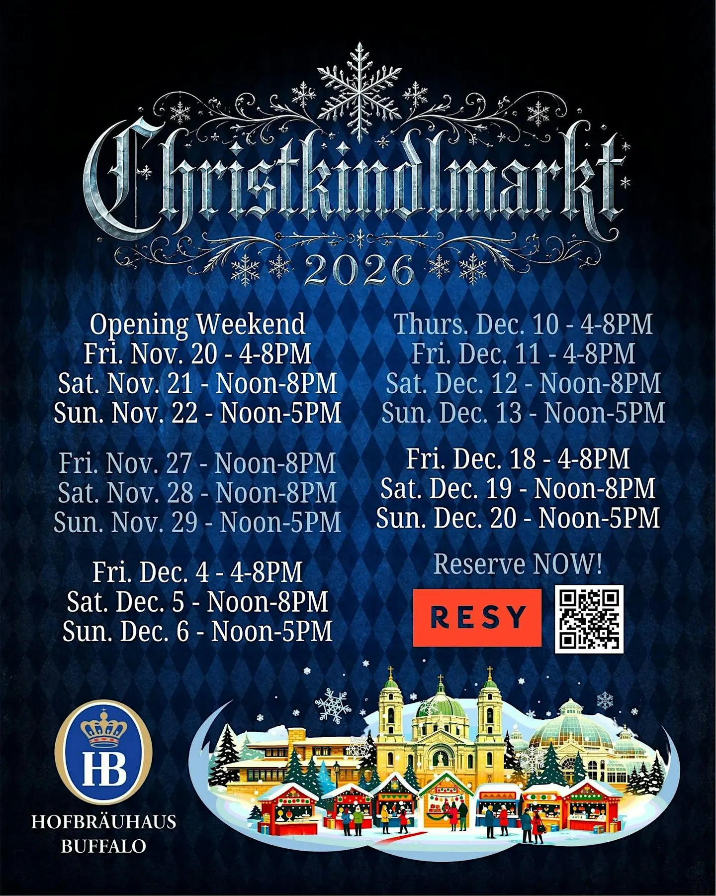 Christkindlmarkt at Hofbräuhaus Buffalo (FREE)
