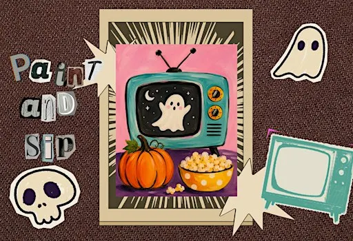 Spooky Movie Night Paint & Sip