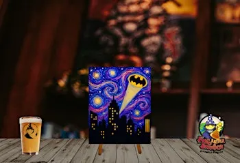 Batman Paint & Sip at Faklandia Brewpub