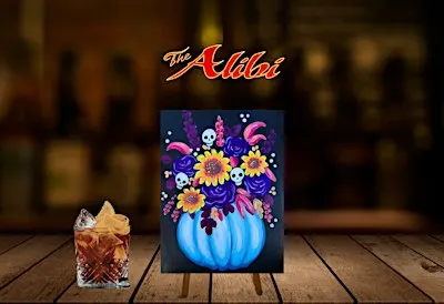 Spooky Bloom Paint & Sip at The Alibi