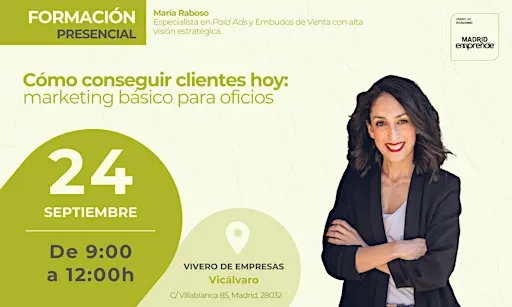 FORMACIÓN I Cómo conseguir clientes hoy: marketing básico para oficios