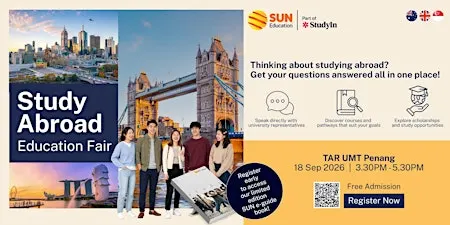Study Abroad Education Fair – TAR UMT Penang