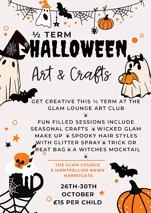 Monday 1/2 term Halloween Art & Makeup workshop