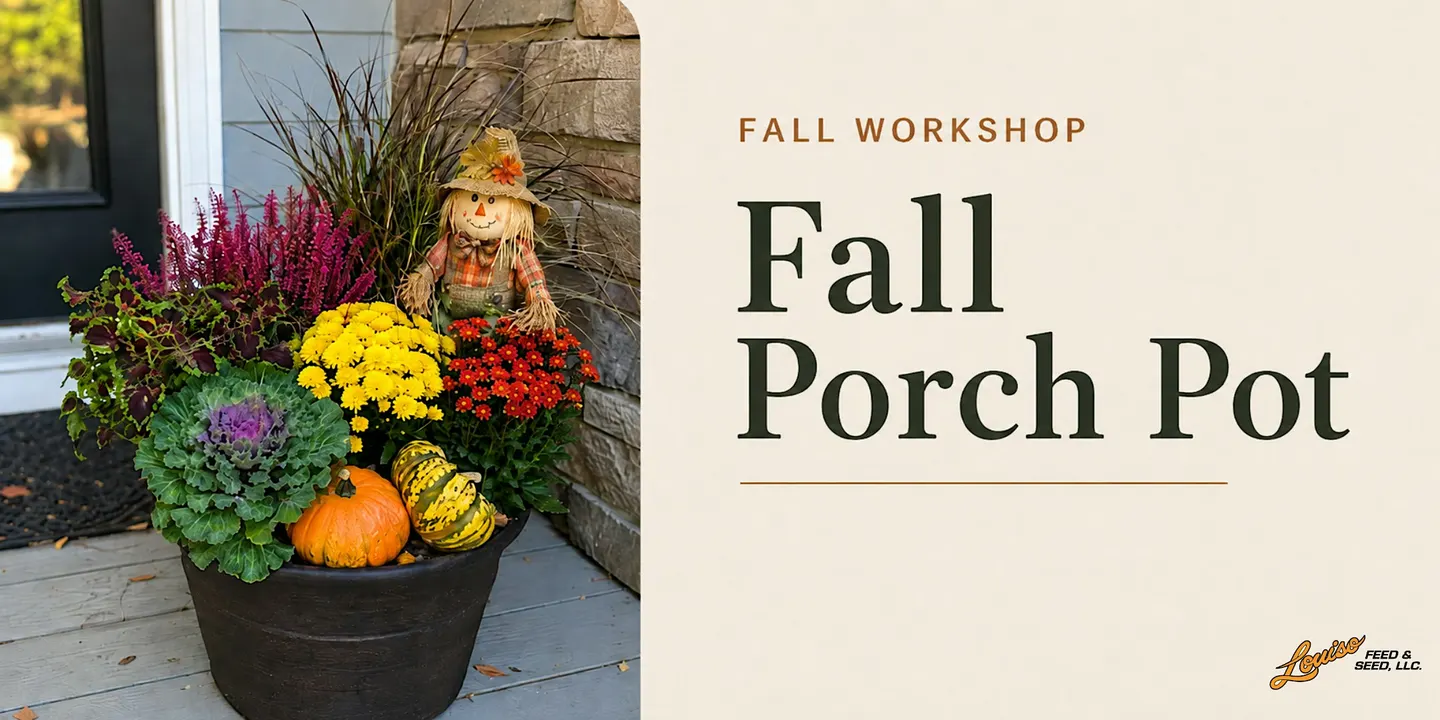 Fall Porch Pot