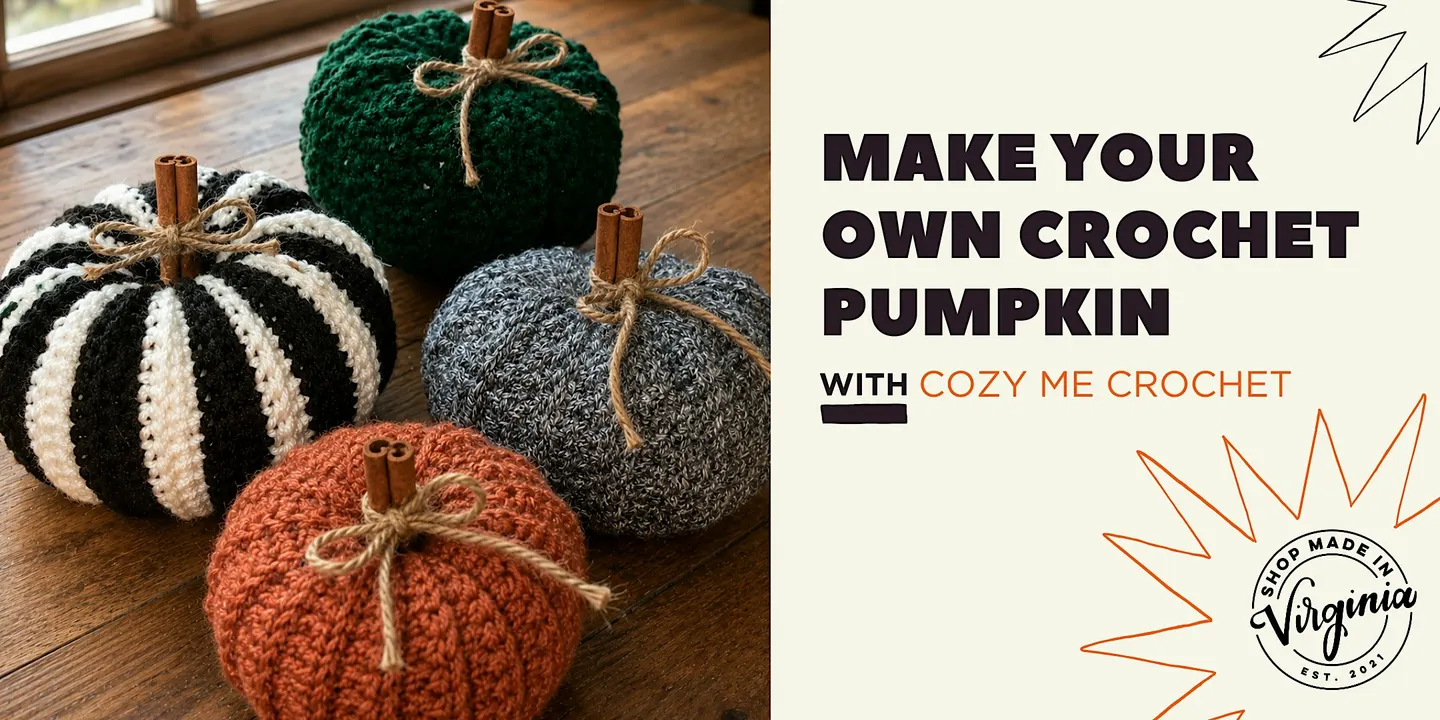 Crochet Your Own Pumpkin with Cozy Me Crochet