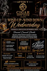 After V Business Owners/ Leaders Wind Up Wind Down Weds