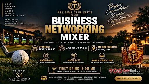 Business Networking and Golf at Tee Time Elite Club
