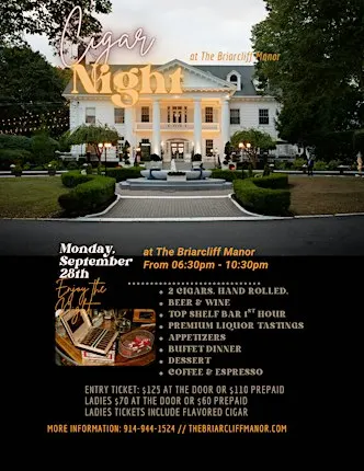 Cigar Night on September 28th