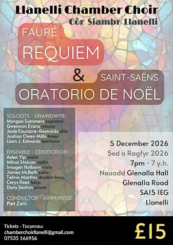 Fauré Requiem & Saint-Saëns Oratorio de Noël