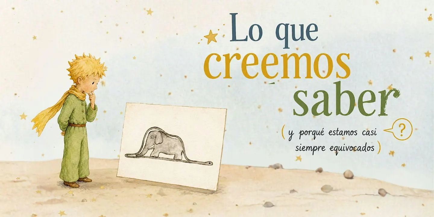 Charla: Lo que creemos saber (y porqué estamos casi siempre equivocados)