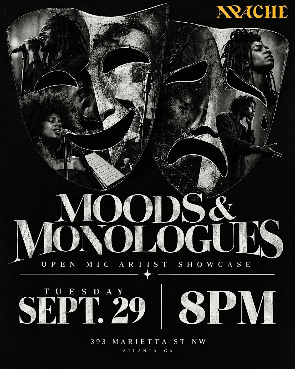 Moods & Monologue - Open Mic Artist Showcase