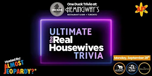 The Ultimate Real Housewives Trivia Hosted by Almost Jeopardy!