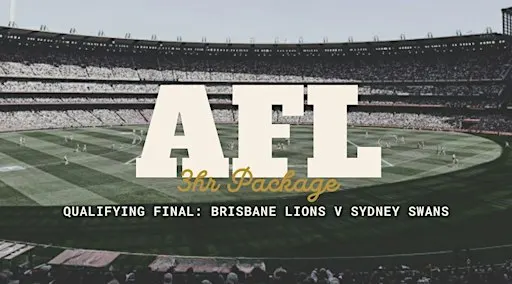 AFL: Brisbane Lions v Sydney Swans 3hr Package