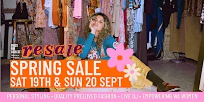 RESALE: Spring Sale by Dress for Success WA (general admission)
