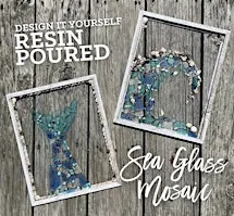 Resin Pour Sea Glass Frame Workshop