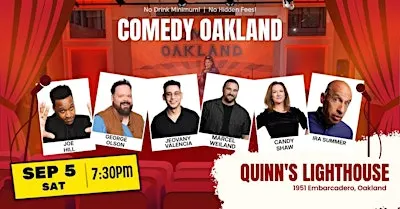Comedy Oakland at Quinn's Lighthouse - Sat Sep 5 2026