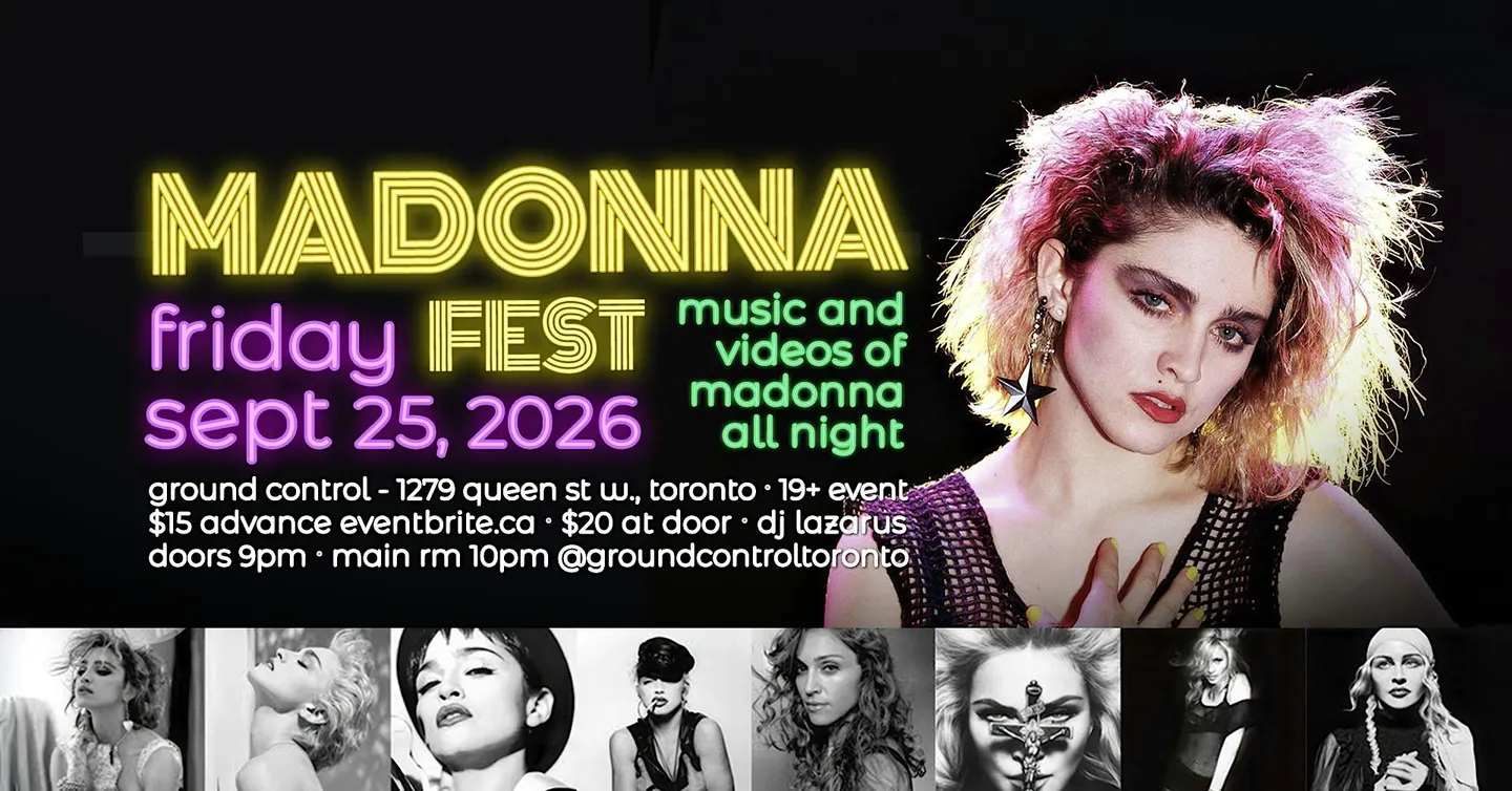 Madonna Fest 2026 - All Madonna All Night - Celebrate the Queen of Pop