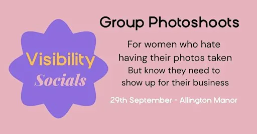 Visibility Social - A group photoshoot for women in business