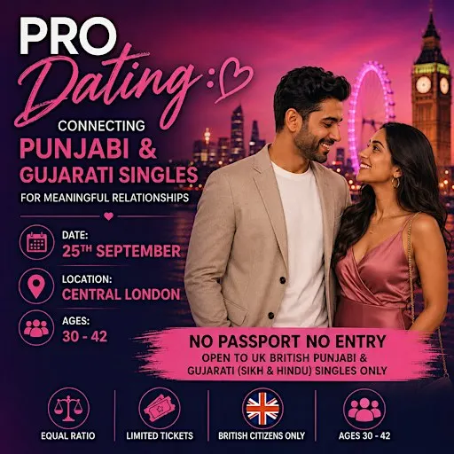 Punjabi & Gujarati Speed Dating (30-42)