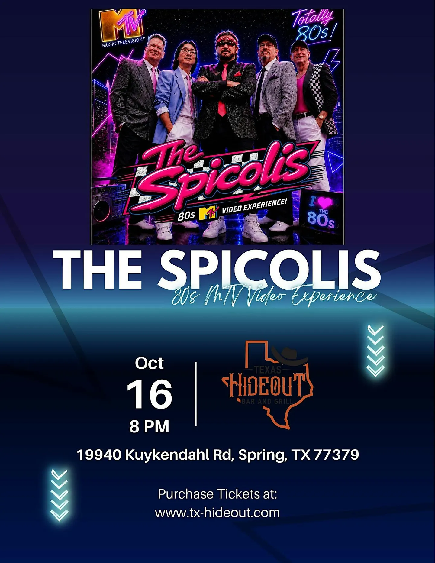 Texas Hideout Presents The Spicolis Live!
