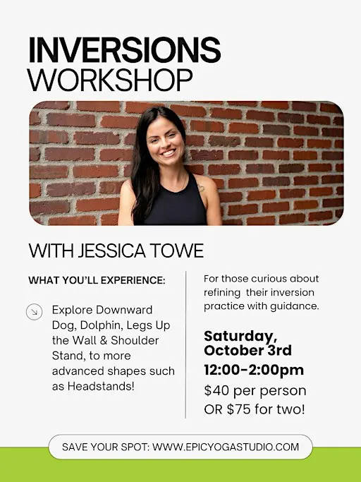 Inversions Workshop with Jessica Towe